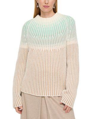 Cashmere Gradient Funnel Neck Sweater by LAFAYETTE 148 NEW YORK