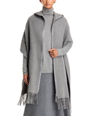 Cashmere Zip Up Poncho by LAFAYETTE 148 NEW YORK