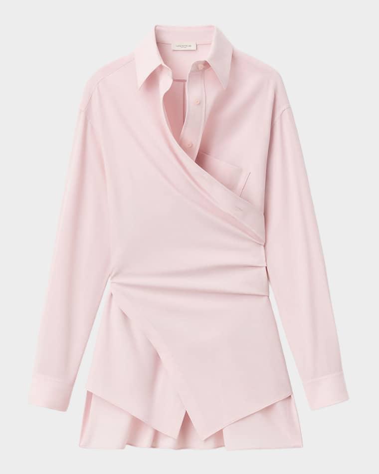 Convertible Wrap-Front Blouse by LAFAYETTE 148 NEW YORK