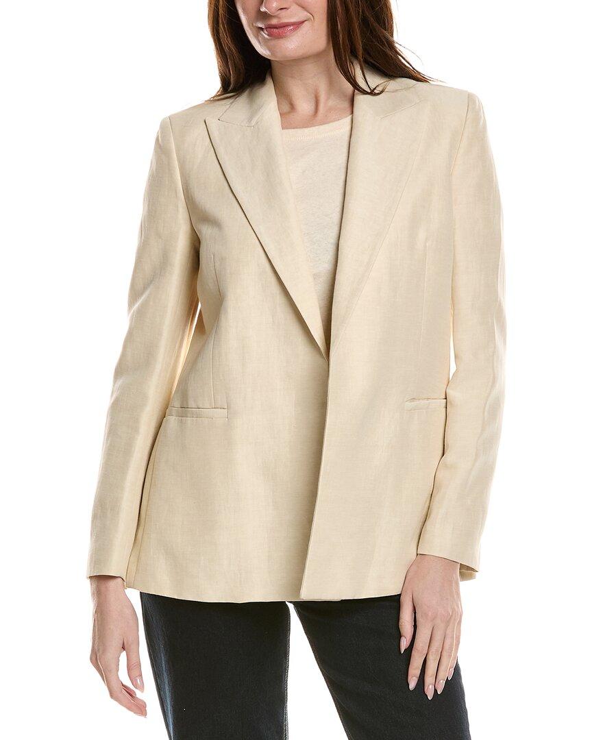 Lafayette 148 New York Peak Lapel Linen-Blend Blazer by LAFAYETTE 148 NEW YORK