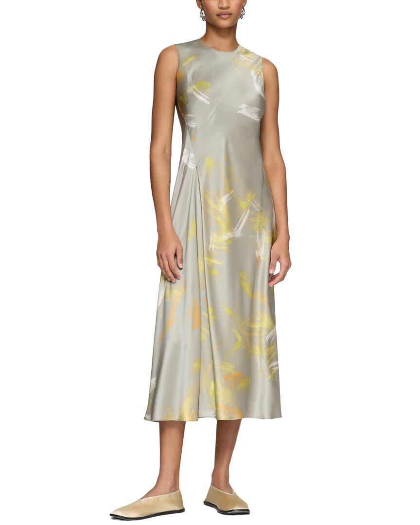 Lafayette 148 New York Pleat Front Asymmetric Dress by LAFAYETTE 148 NEW YORK