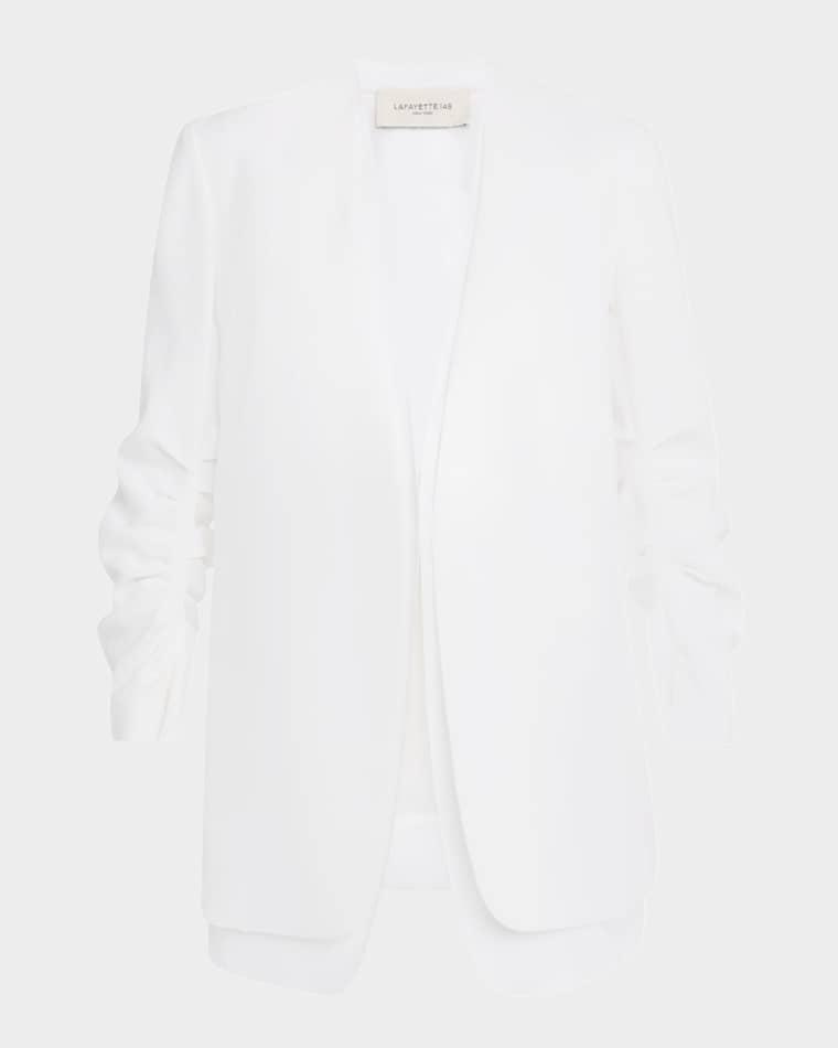 Layered Pleated-Sleeve Blazer by LAFAYETTE 148 NEW YORK