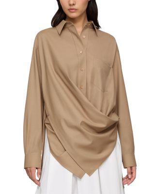 Long Sleeve Convertible Oversized Blouse by LAFAYETTE 148 NEW YORK