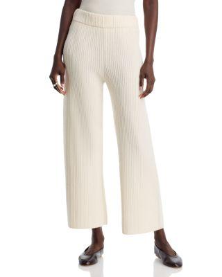 Mixed Stitch Pull On Knit Pants by LAFAYETTE 148 NEW YORK