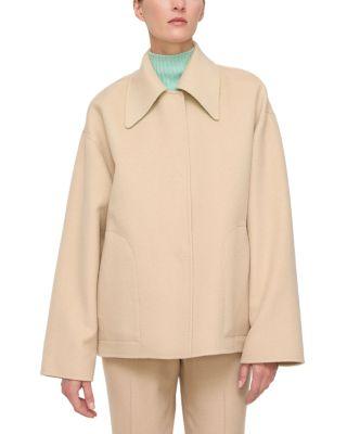 Oversized Reversible Point Collar Swing Coat by LAFAYETTE 148 NEW YORK