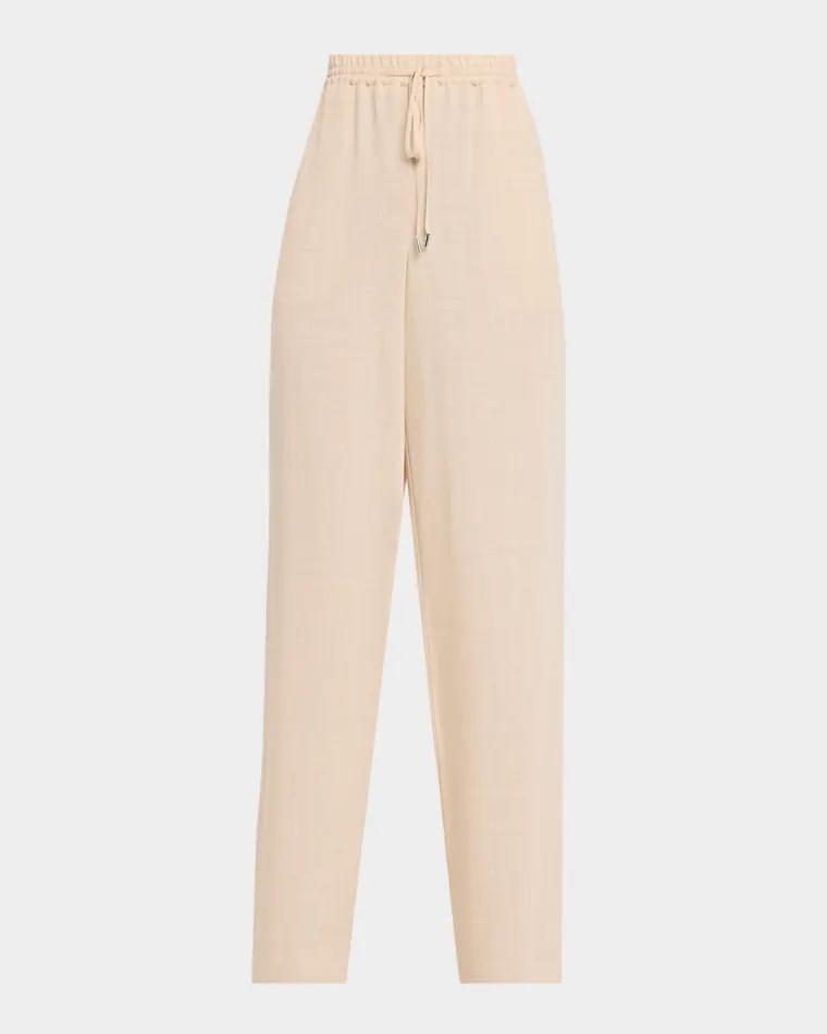 Penn Wool-Silk Twill Pants by LAFAYETTE 148 NEW YORK
