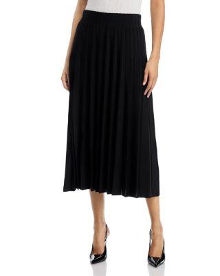 Pleated Pull On Knit Skirt by LAFAYETTE 148 NEW YORK