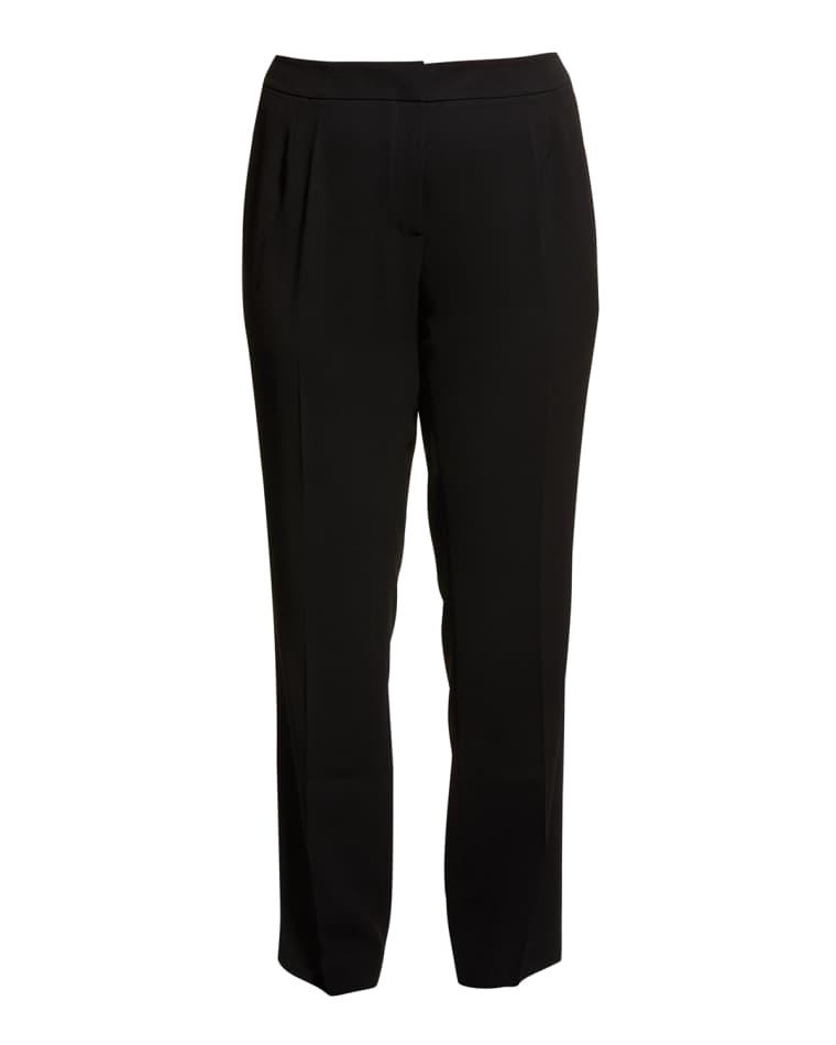 Plus Size Barrow Straight-Leg Crepe Pants by LAFAYETTE 148 NEW YORK