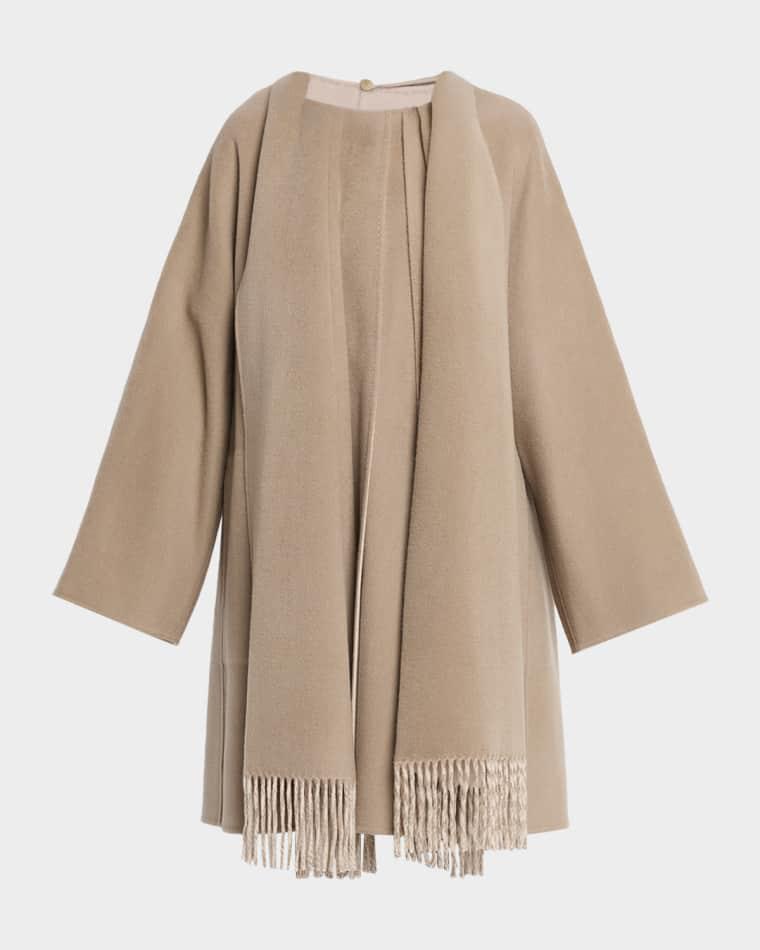 Reversible Double-Face Cashmere Coat & Scarf by LAFAYETTE 148 NEW YORK