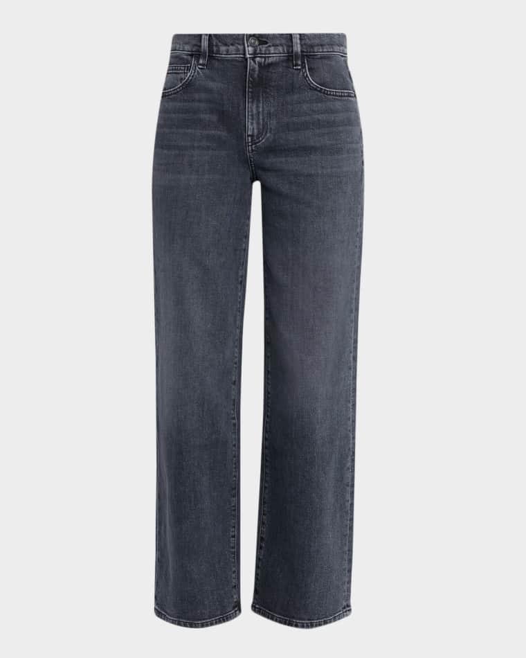 Straight-Leg Stretch Denim Jeans by LAFAYETTE 148 NEW YORK