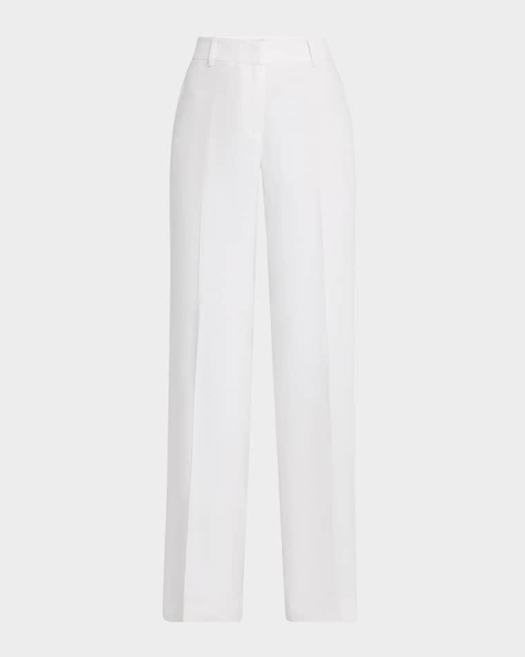 Sullivan High-Rise Wide-Leg Pants by LAFAYETTE 148 NEW YORK
