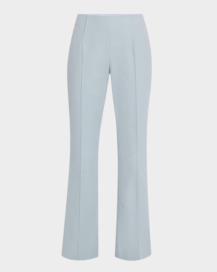 Vesey Seamed Flare-Leg Crop Pants by LAFAYETTE 148 NEW YORK