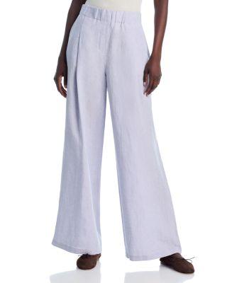 Wide Leg Astor Pleated Pants by LAFAYETTE 148 NEW YORK