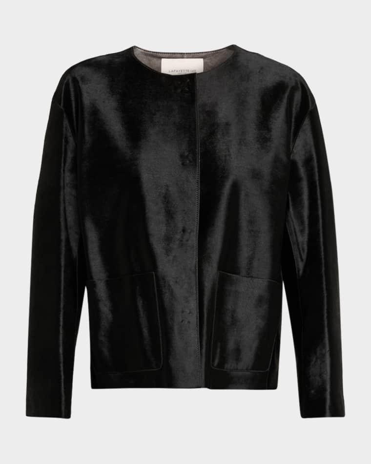 x The Morning Show Calf Hair Jacket by LAFAYETTE 148 NEW YORK