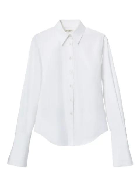 curved wide-cuff shirt by LAFAYETTE 148