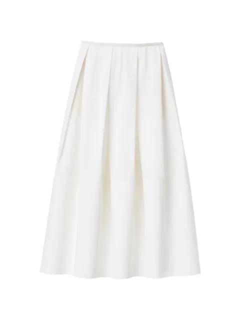 inverted pleat maxi skirt by LAFAYETTE 148