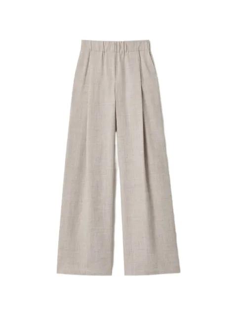 pleated wide trousers by LAFAYETTE 148