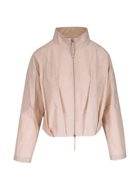 zipped pleated jacket by LAFAYETTE 148