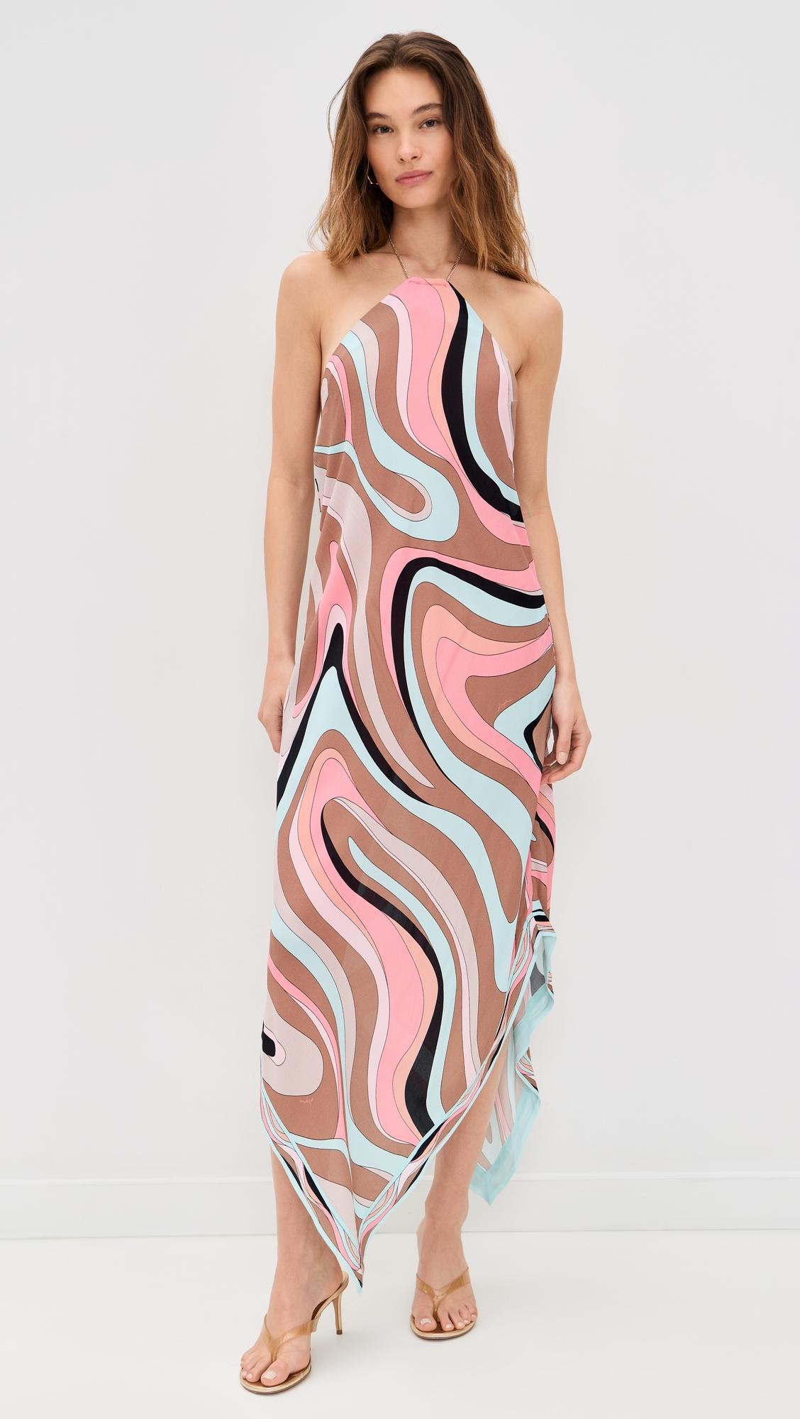 Abstract Swirl Elise Dress by L'AGENCE