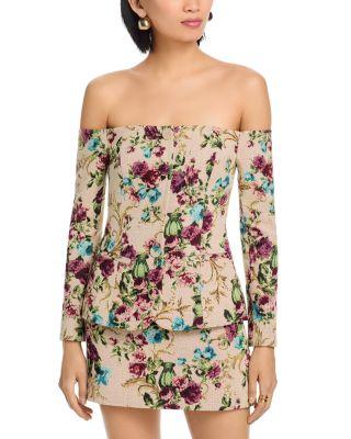 Alice Off Shoulder Blazer by L'AGENCE