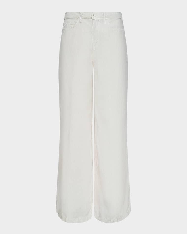 Amara High-Rise Wide-Leg Linen Pants by L'AGENCE