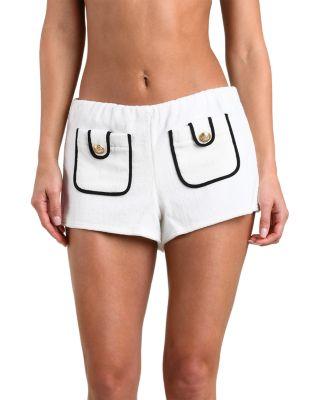 Amiya Fine Line Cover Up Shorts by L'AGENCE