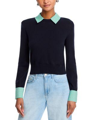 April Poplin Collar Pullover by L'AGENCE