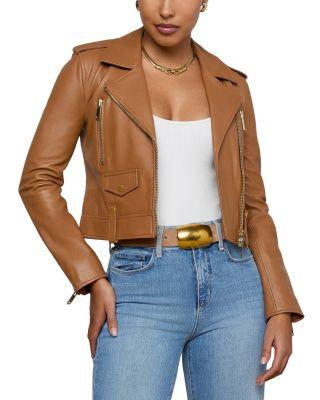 Blakely Leather Biker Jacket by L'AGENCE