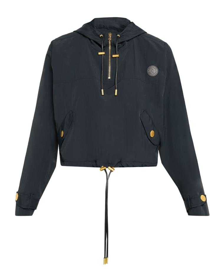 Bronwyn Cropped Water-Repellent Windbreaker by L'AGENCE