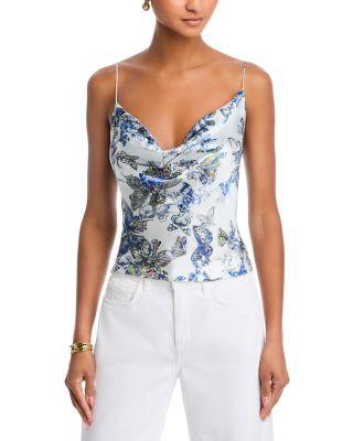 Calista Cowl Neck Silk Camisole by L'AGENCE