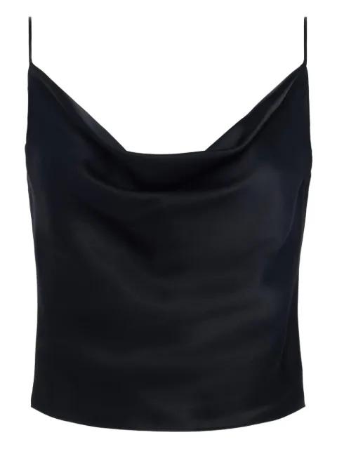 Calista cowl-neck satin top by L'AGENCE