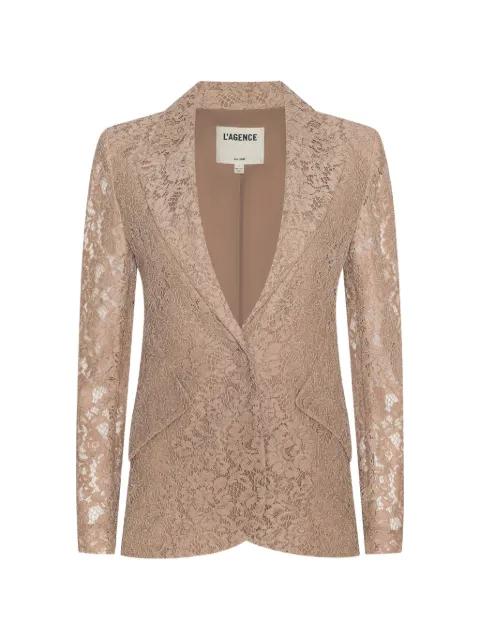 Chamberlain lace blazer by L'AGENCE