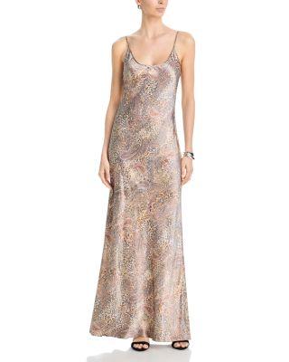 Charmaine Silk Scoop Neck Gown by L'AGENCE