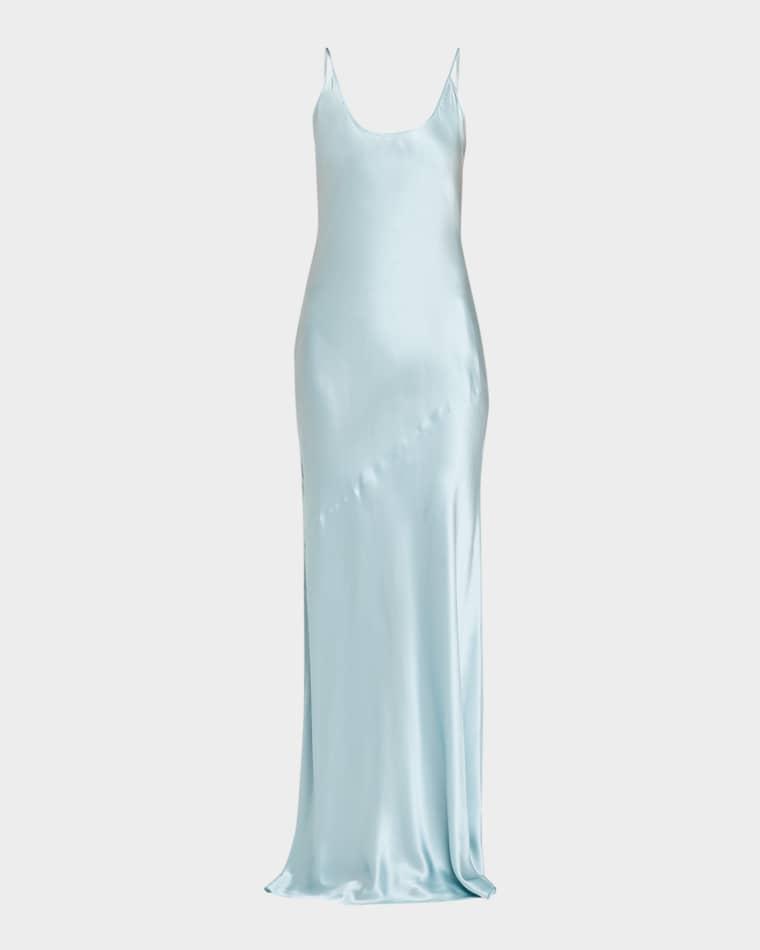 Charmaine U-Neck Silk Gown by L'AGENCE