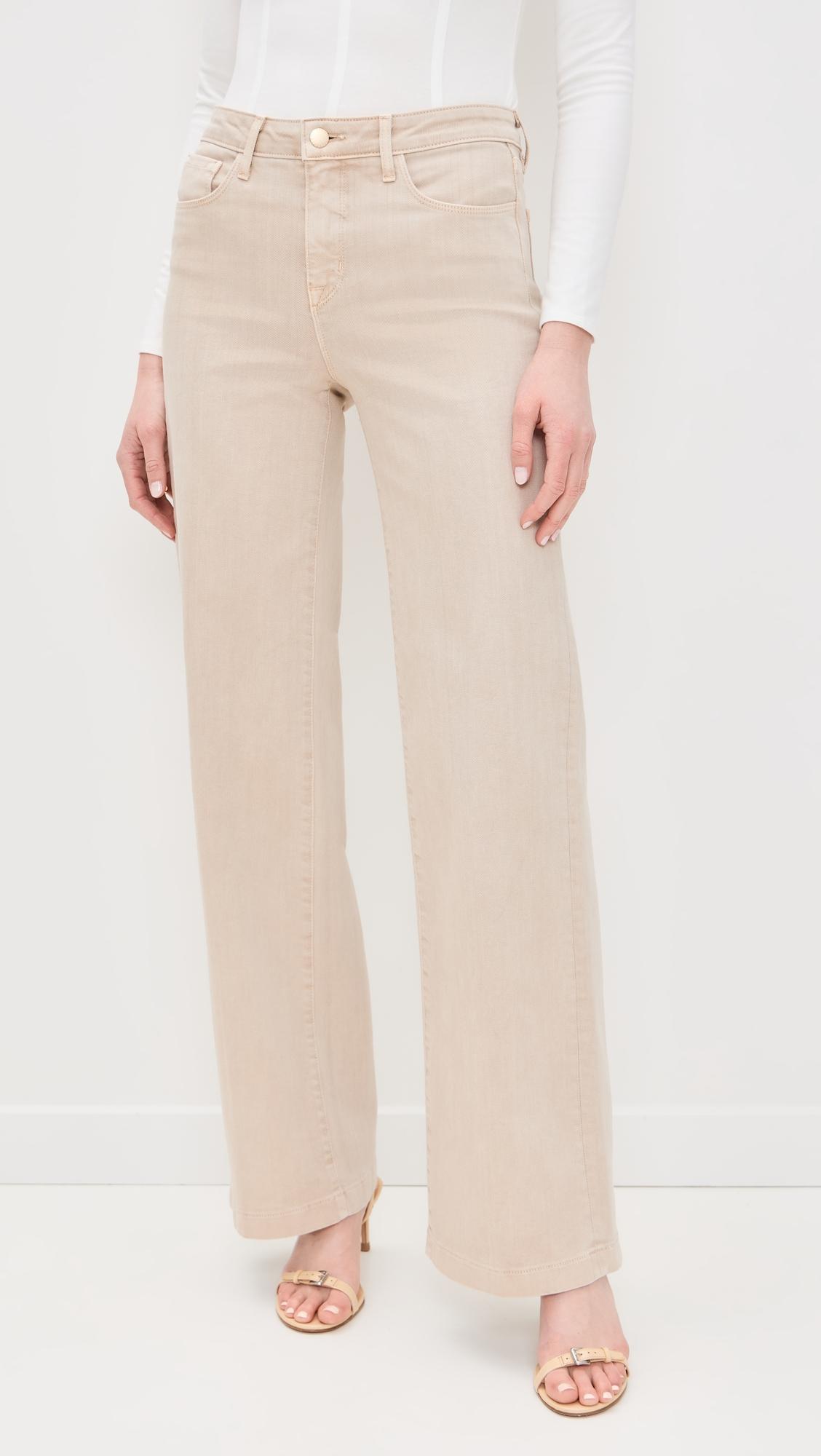 Clayton High Rise Wide Leg Jeans by L'AGENCE