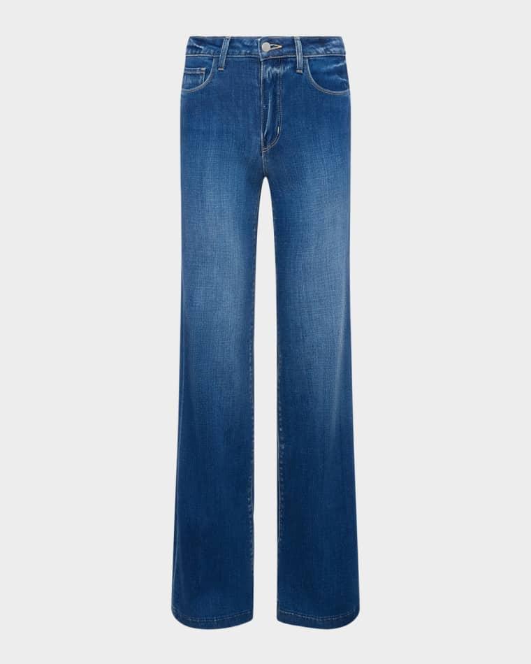 Clayton High Rise Wide-Leg Jeans by L'AGENCE