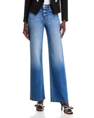 Clayton High Rise Wide Leg Jeans in Hampton by L'AGENCE