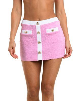 Coco Color Blocked Skirt Cover Up by L'AGENCE