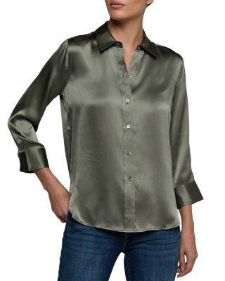 Dani Silk Charmeuse Blouse by L'AGENCE