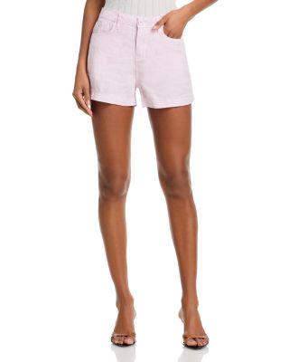 Gina Linen High Rise Shorts by L'AGENCE