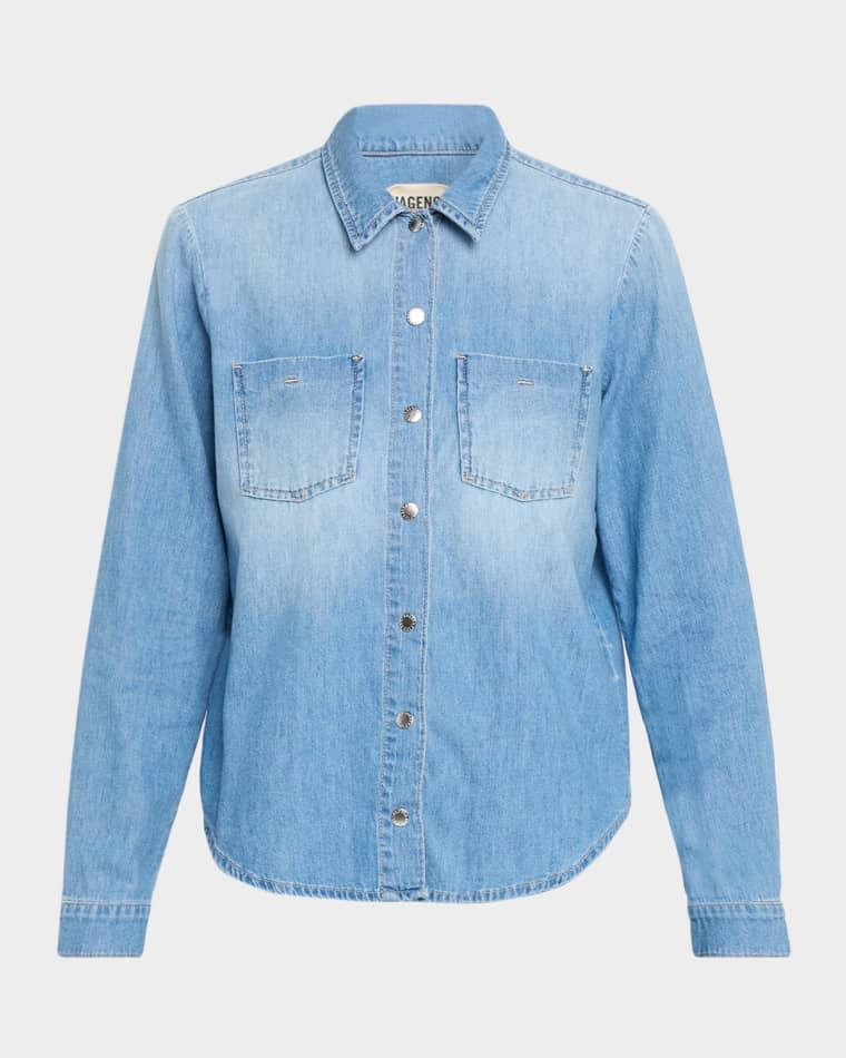 Isla Denim Shirt by L'AGENCE