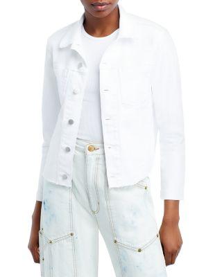 Janelle Slim-Fit Raw Denim Jacket by L'AGENCE