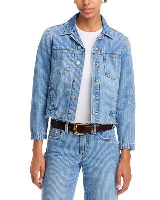 Janelle Slim Raw Jacket by L'AGENCE