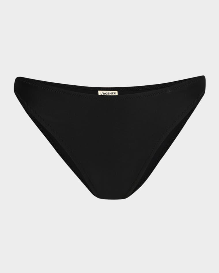 Jean Solid Scoop Bikini Bottoms by L'AGENCE