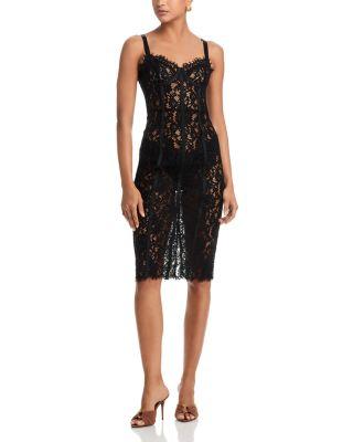 Jennifer Lace Bustier Dress by L'AGENCE