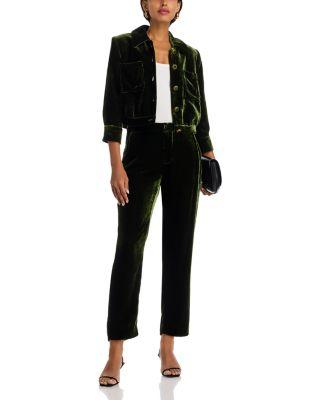 Jia Velvet Jacket & Rebel Trousers by L'AGENCE