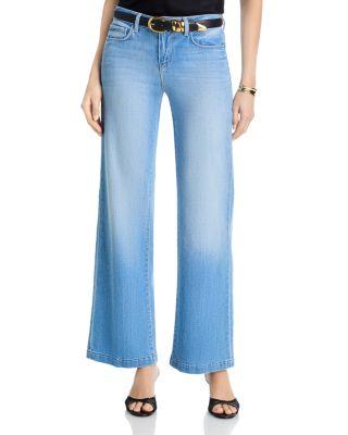 Joanne Low Rise Wide Leg Jeans in Pacific by L'AGENCE