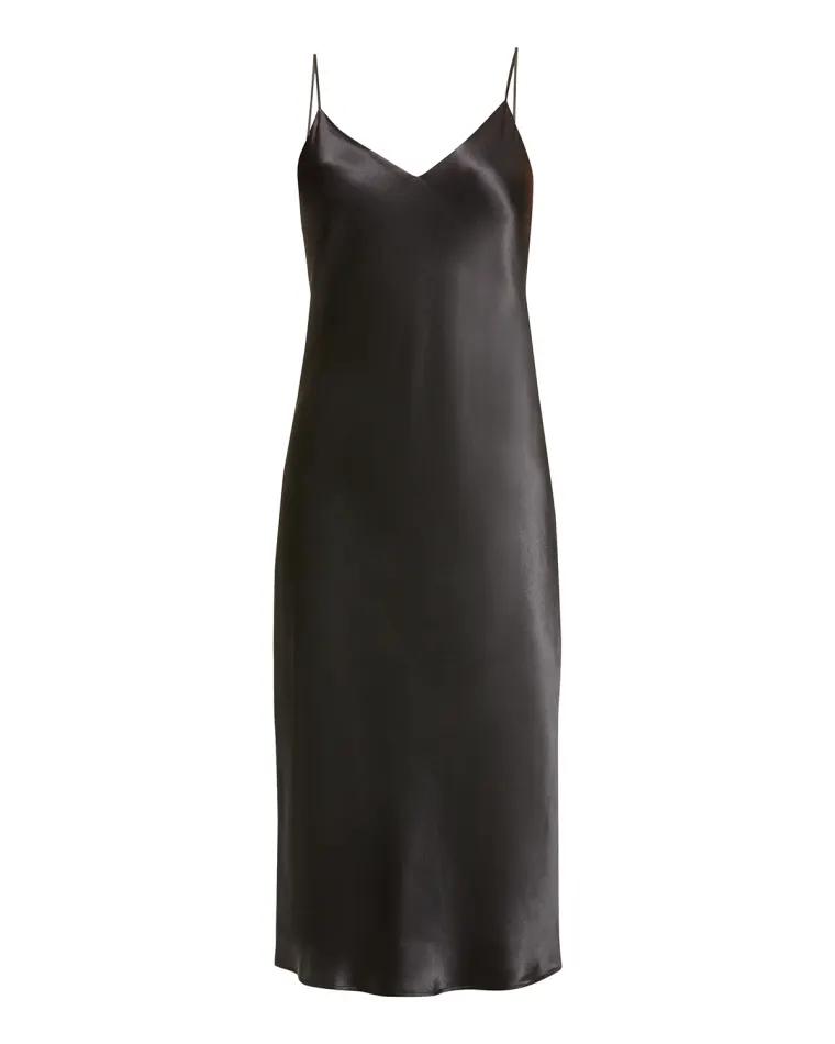 Jodie V-Neck Silk Slip Dress by L'AGENCE