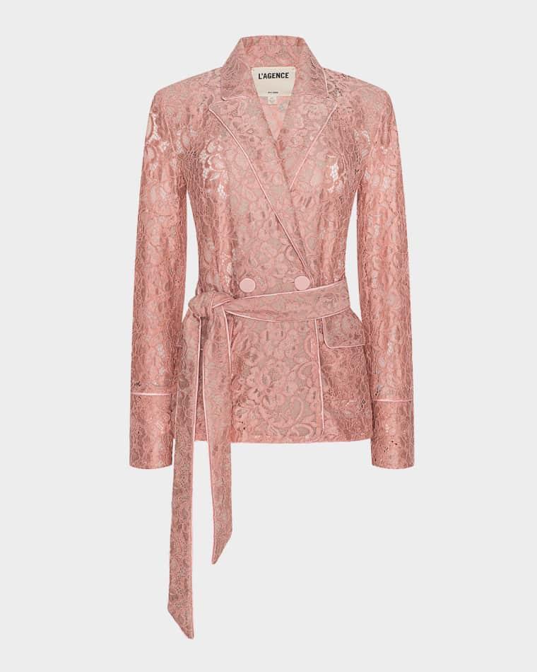 Jordana Floral Lace Blazer by L'AGENCE