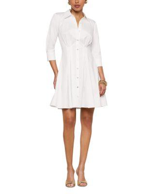 Journi Pintuck Short Dress by L'AGENCE